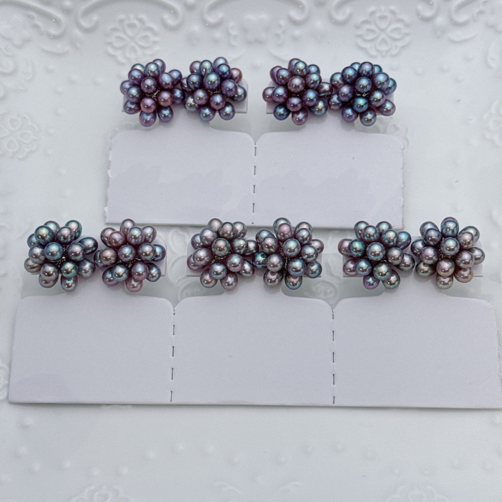 AM7 S925 High Quality Freshwater Pearl Earrings